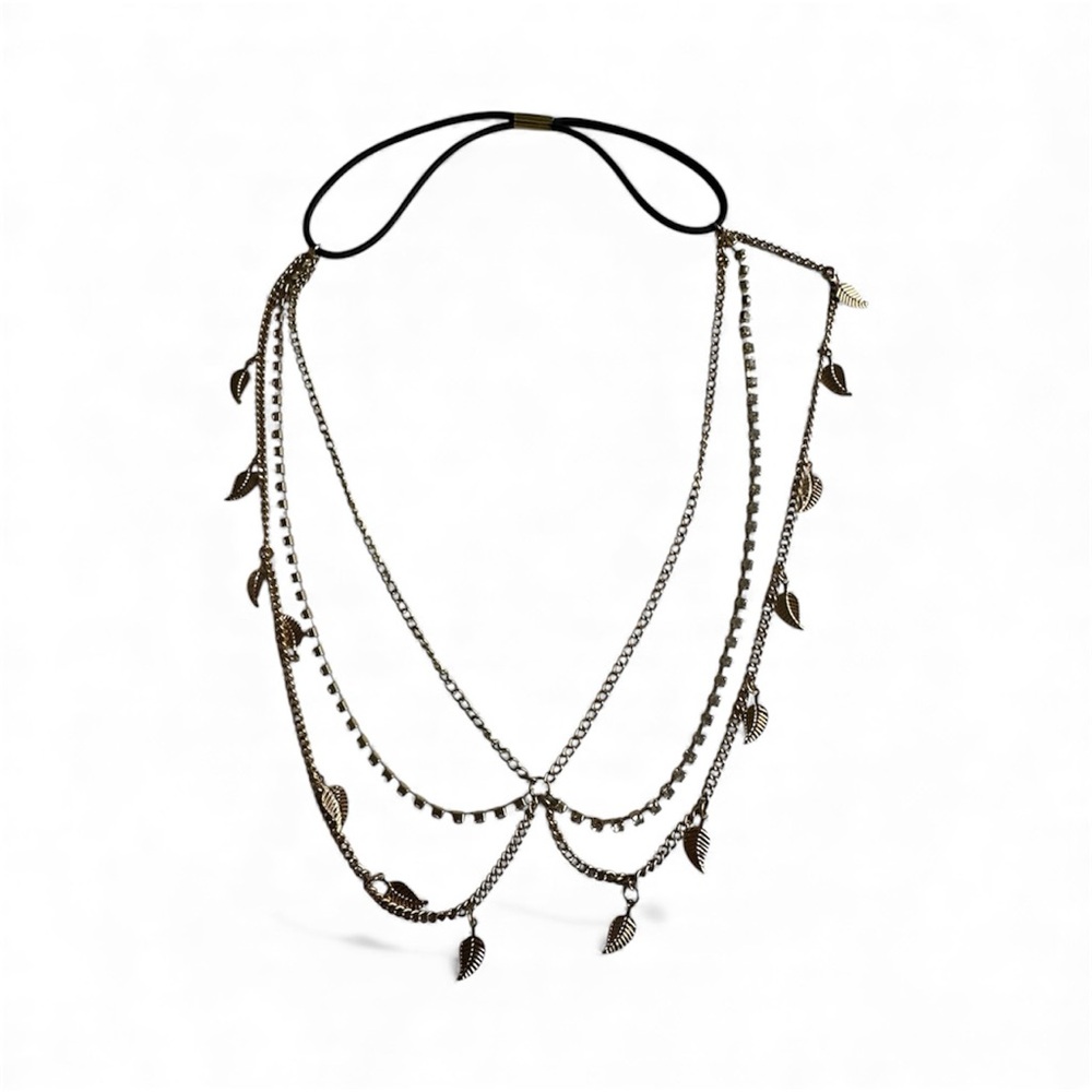 Festival Gold Leaf Chain Headband